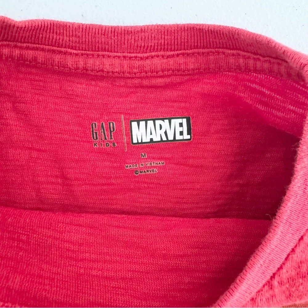 GAP Kids Red Black Panther Long Sleeve Tee - MEDIUM